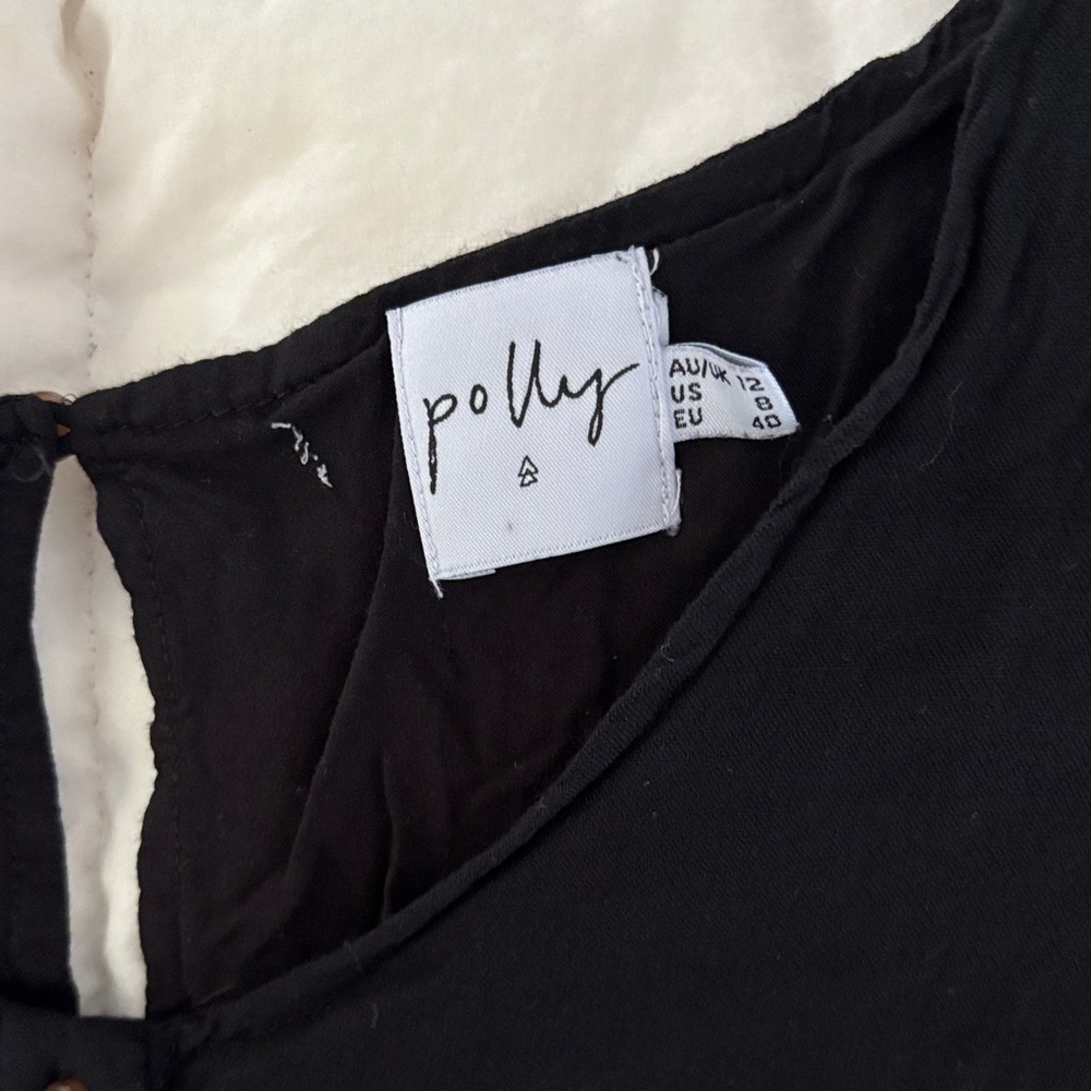 PRINCESS POLLY Ruffled Button-Up Romper - Picture 2 of 3